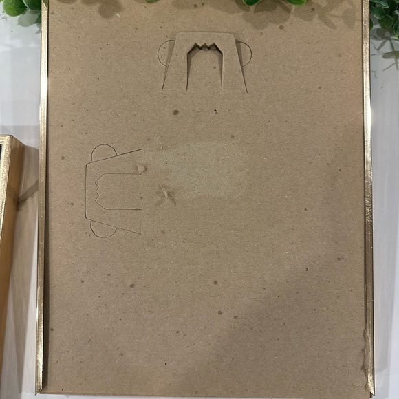 Art work tree shadow  gold frame (2) set glass EUC - Picture 4 of 5